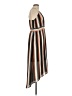 Maurices 100% Polyester Stripes Brown Tan Casual Dress Size M - photo 4