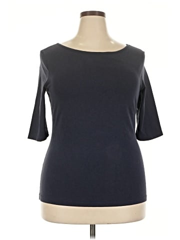 Fair Indigo 3/4 Sleeve T-Shirt (view 1)