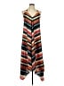 Lulus 100% Polyester Stripes Orange Casual Dress Size L - photo 1