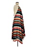 Lulus 100% Polyester Stripes Orange Casual Dress Size L - photo 4