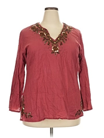 Scarlet 3/4 Sleeve Blouse (view 1)
