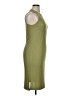 Nine West Solid Green Cocktail Dress Size XL - photo 4