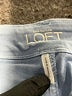 Ann Taylor LOFT Color Block Blue Jeans Size 29 waist - photo 7