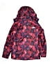 Jupa 100% Polyester Floral Red Pink Snow Jacket Size 10 - photo 2