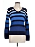 Liz & Co. Stripes Blue Pullover Sweater Size L (estimated) - photo 1