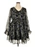 Torrid Paisley Black Cocktail Dress Size 2X Plus (2) - photo 1