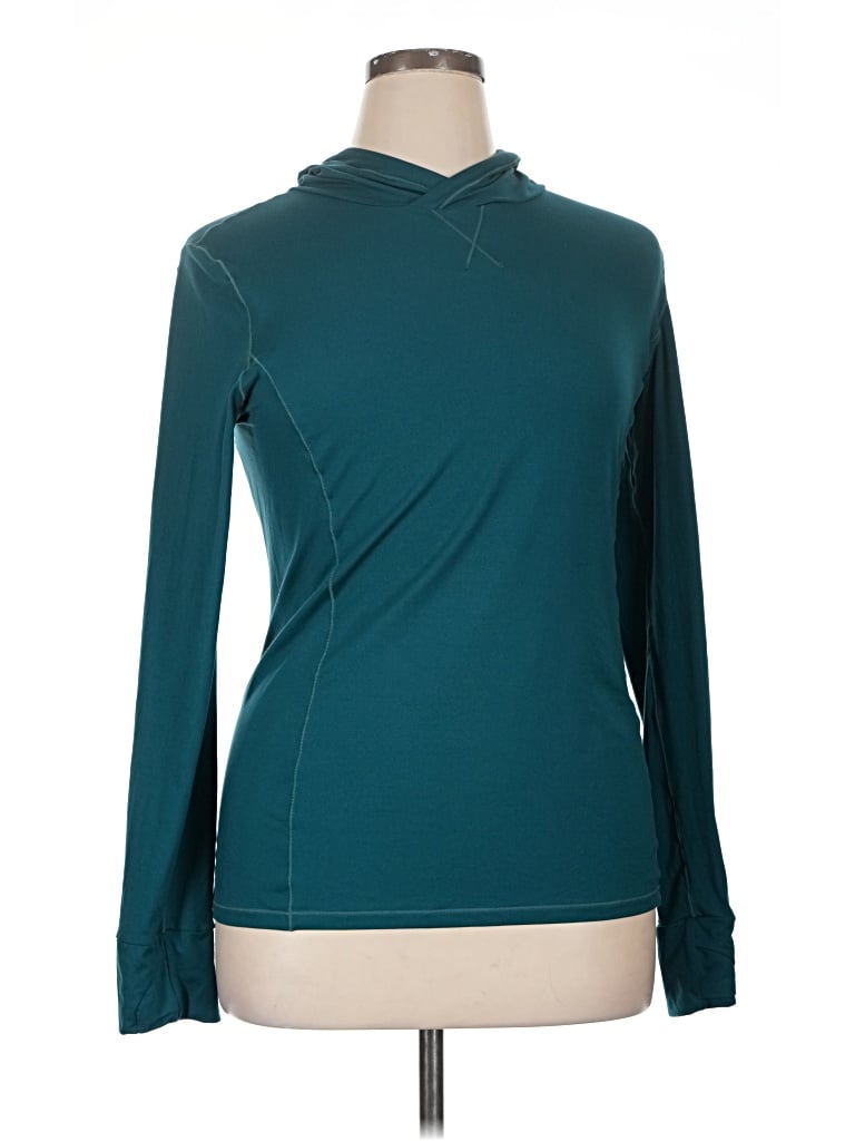 Pre-owned Fabletics Pullover Hoodie In Teal