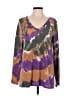 Bibi Purple Long Sleeve Top Size L - photo 1