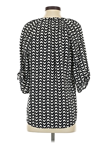 Kaari Blue 3/4 Sleeve Blouse (view 2)