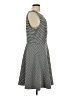 Elle Stripes Gray Casual Dress Size L - photo 4
