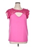 Bibi Pink Short Sleeve Top Size XL - photo 1