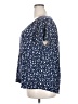 Chaps 100% Viscose Stars Blue Short Sleeve Blouse Size XXL - photo 5