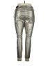 Alfani Metallic Gold Silver Active Pants Size 16 Petite - photo 2