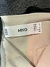 MNG 100% Polyester Solid Ivory Casual Dress Size 6 - photo 6