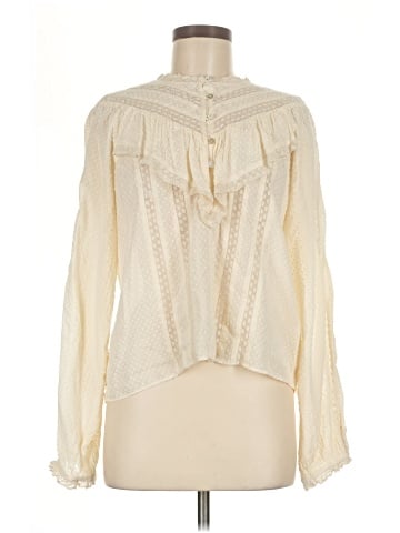LoveShackFancy Long Sleeve Blouse (view 1)