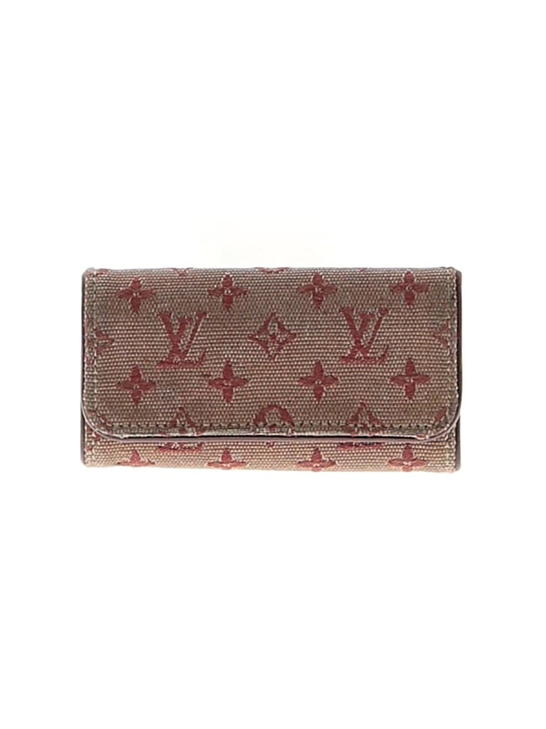 Pre-owned Louis Vuitton Card Holder In Tan