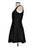 Aqua Stripes Black Cocktail Dress Size 1 - photo 5