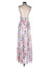 Shein 100% Polyester Floral Blue Casual Dress Size 6 - photo 2
