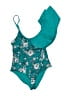 Boamar Floral Teal One Piece Swimsuit Size M (estimated) - photo 1