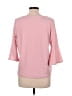 Kasper Pink 3/4 Sleeve Top Size L (petite) - photo 2