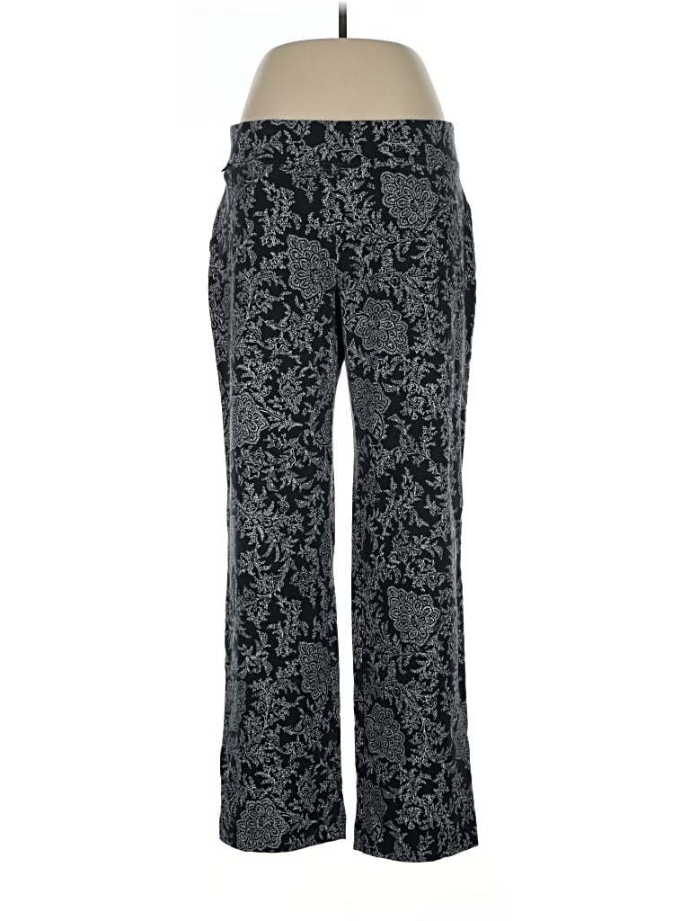 Pre-owned Lands' End Casual Pants In Black
