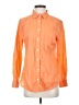 J. Peterman 100% Cotton Orange Long Sleeve Button-Down Shirt Size S - photo 1