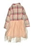 Little Lass 100% Polyester Plaid Orange Dress Size 4 - photo 2