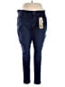 Levi's Solid Blue Jeans Size 18 - photo 1
