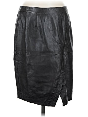 Halogen Leather Skirt (view 1)