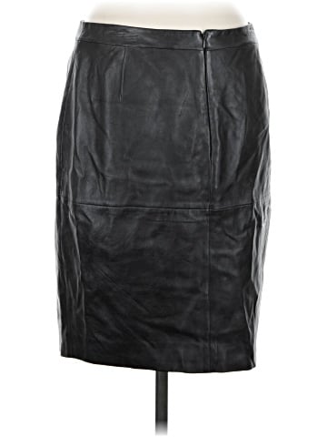 Halogen Leather Skirt (view 2)
