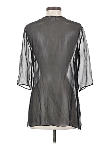 Allison Taylor 3/4 Sleeve Silk Top (view 2)