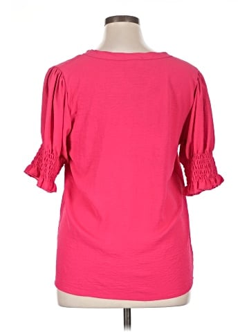 Bibi Short Sleeve Blouse (view 2)
