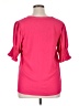 Bibi Pink Short Sleeve Blouse Size XL - photo 2