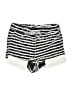 Unbranded Stripes Ivory White Shorts Size S - photo 1