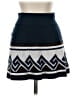Talula Chevron-herringbone Blue Casual Skirt Size XXS - photo 1