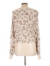 Ekouaer Animal Print Tan Pullover Sweater Size L - photo 2