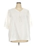 Unbranded Ivory 3/4 Sleeve Blouse Size 5X - photo 1