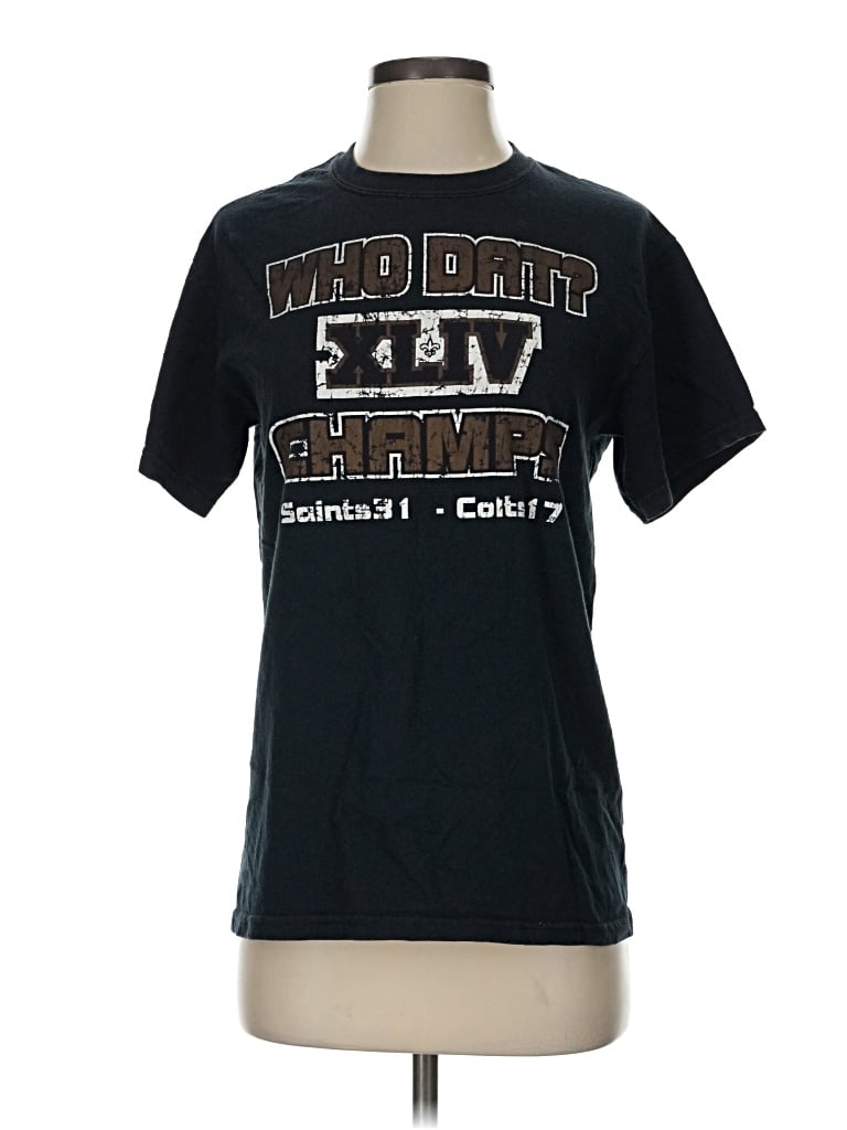 Pre-owned Gildan Short Sleeve T-shirt In Black