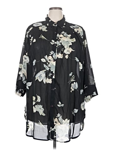 CZ Cover-Ups 3/4 Sleeve Blouse (view 1)