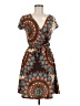 Assorted Brands Paisley Brown Cocktail Dress One size (estimated) - photo 1