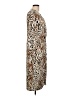 Express Outlet Animal Print Brown Cocktail Dress Size L - photo 4