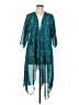Lularoe Teal Kimono Size M - photo 1