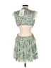 Mac Duggal 100% Polyester Paisley Green Cocktail Dress Size 8 - photo 2