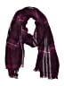 Unbranded Plaid Burgundy Pink Scarf One size - photo 1