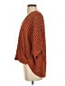 West Kei 100% Polyester Polka Dots Brown 3/4 Sleeve Blouse Size S - photo 5