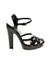 Burberry 100% Leather Black Heels Size EU 35 - photo 1
