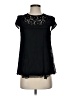 Nanette Lepore Black Short Sleeve Blouse Size 2 - photo 1