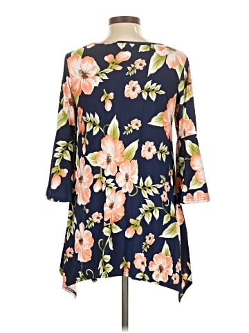 White Mark 3/4 Sleeve Blouse (view 2)