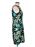 Connected Apparel Paisley Teal Cocktail Dress Size 10 - photo 4