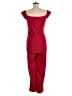 Express Solid Red Jumpsuit Size M - photo 2